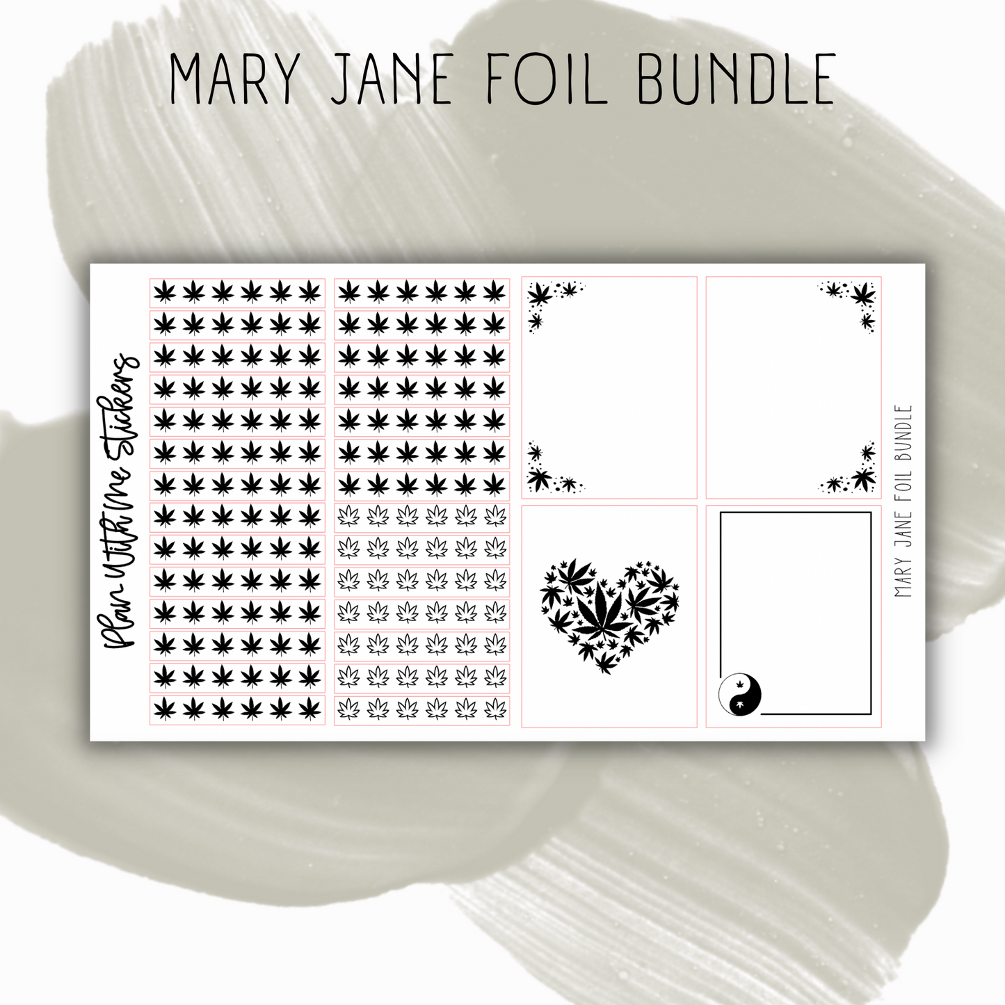 Mary Jane Foil Bundle