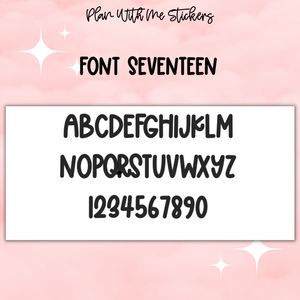 Large Multi Custom- Font 17