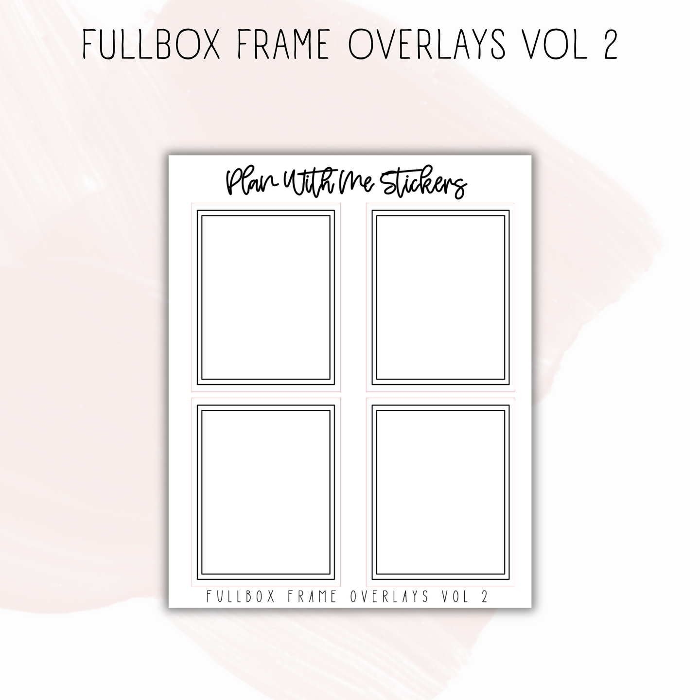 Fullbox Frame Overlays Vol 2