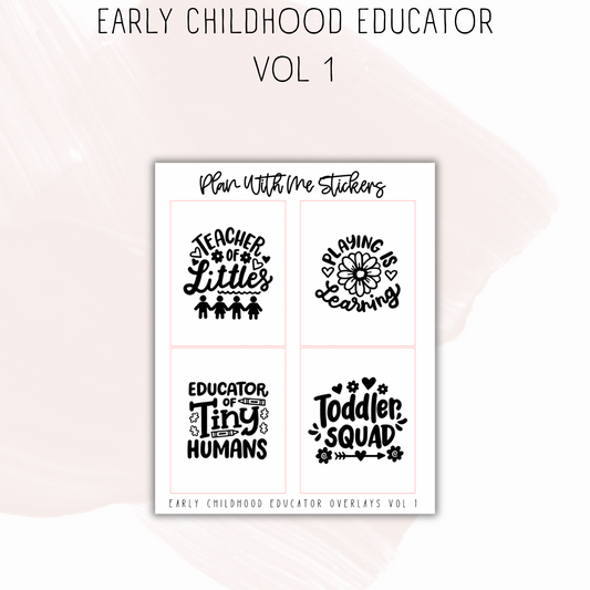 Early Childhood Educator Overlays Vol 1