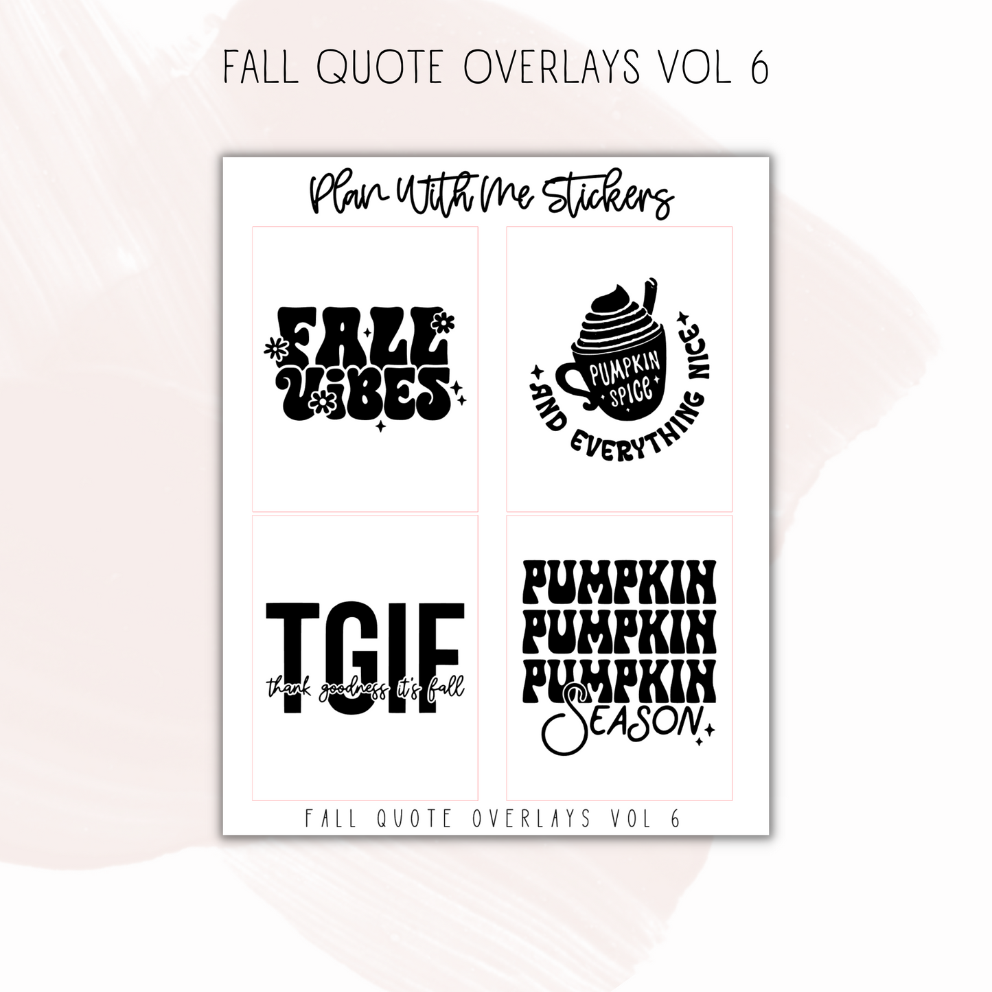 Fall Quote Overlays Vol 6