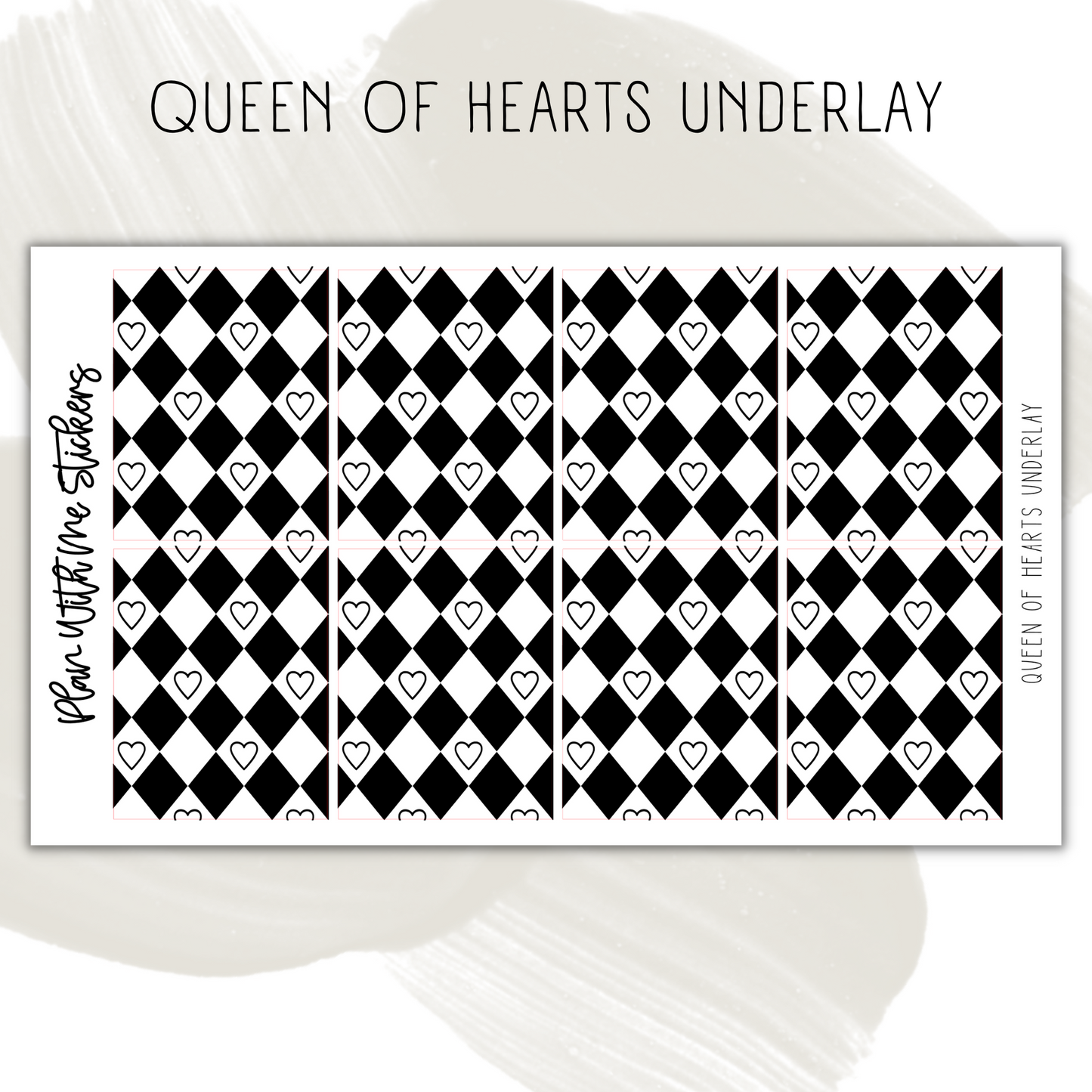 Queen of Hearts Underlay