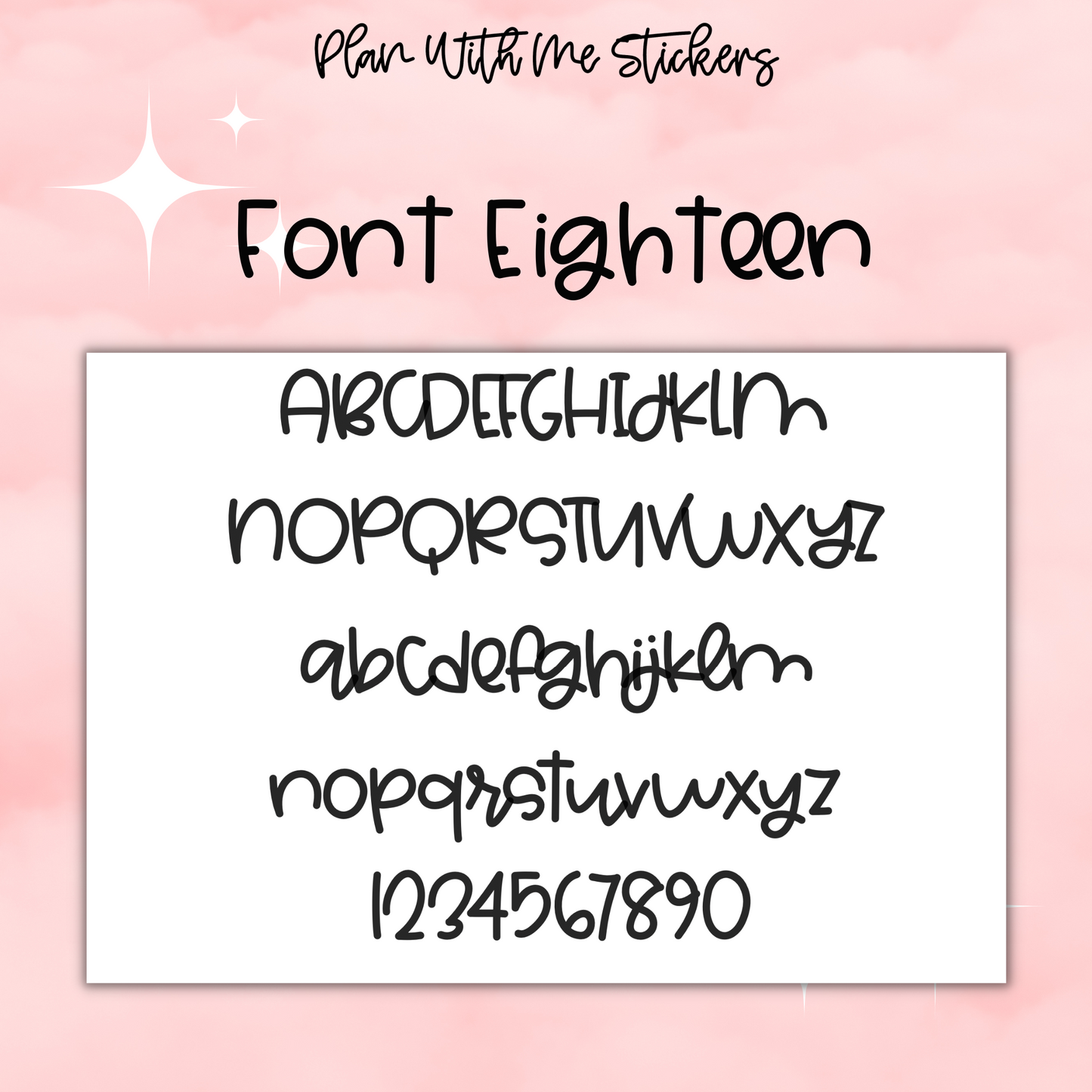 Mini Custom Script- Font 18
