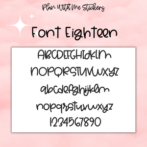 Mini Custom Script- Font 18