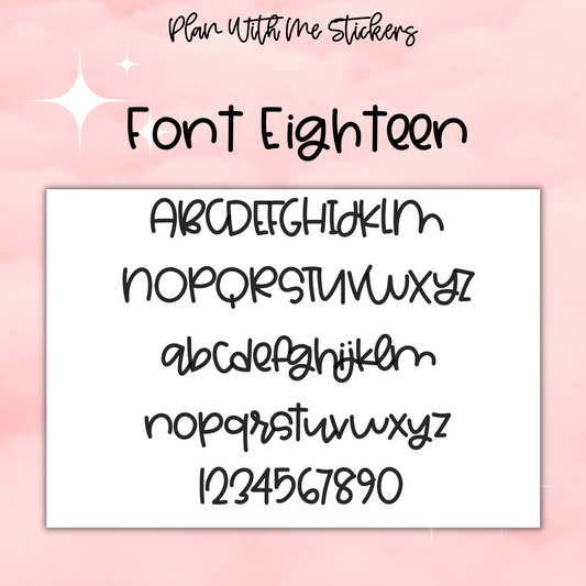 Custom Script- Font 18