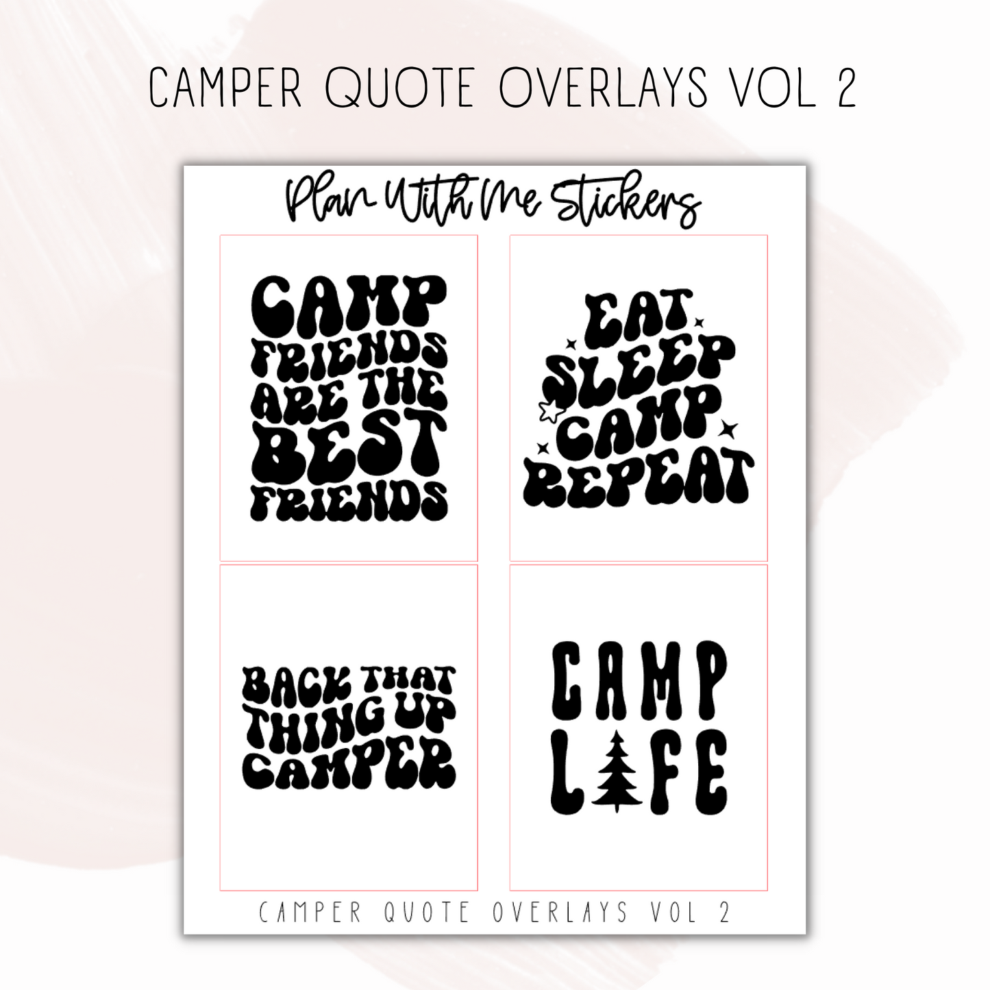Camper Quote Overlays Vol 2