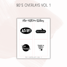 Load image into Gallery viewer, 90&#39;s Overlays Vol 1
