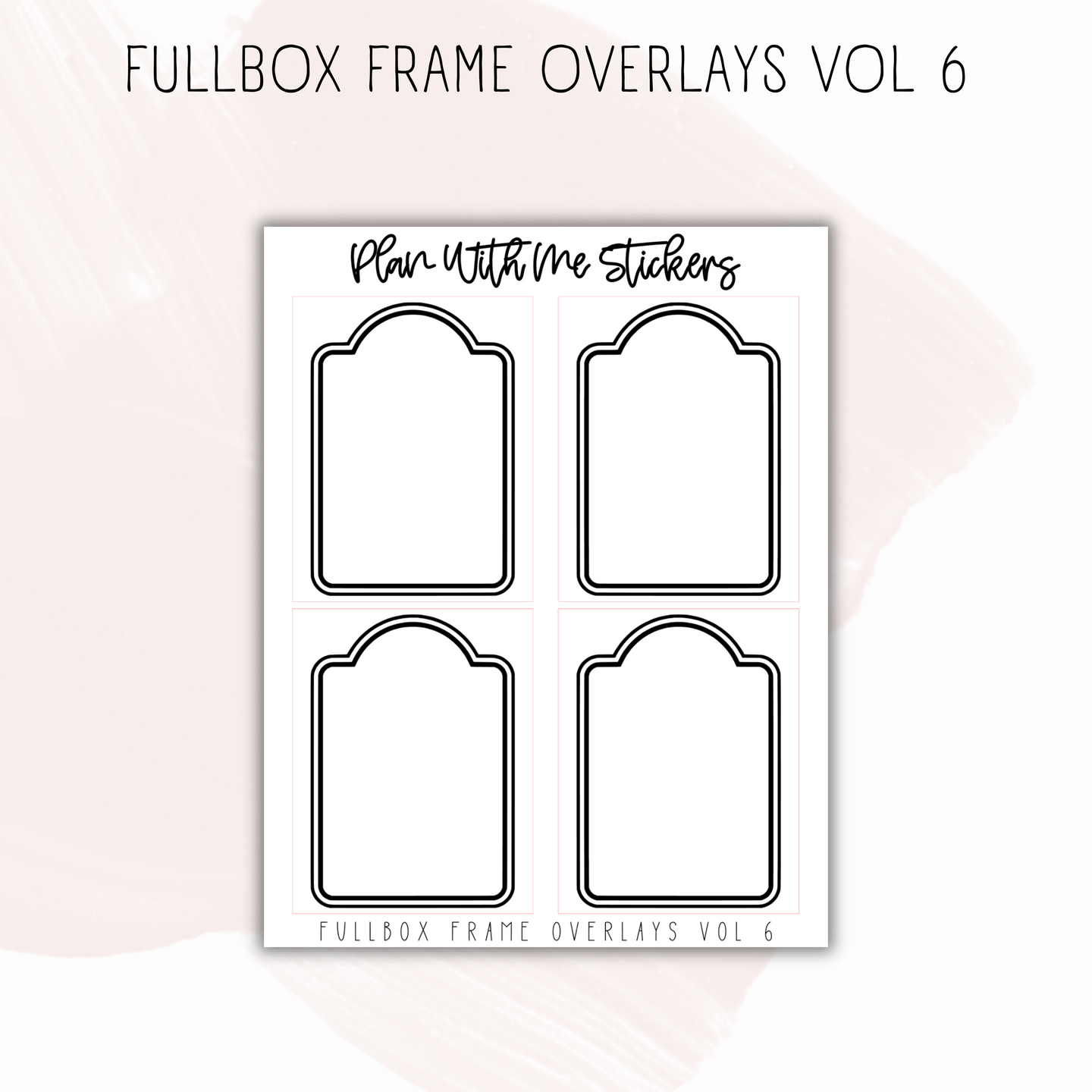 Fullbox Frame Overlays Vol 6