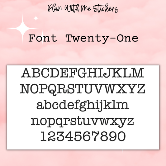 Mini Custom Script- Font 21
