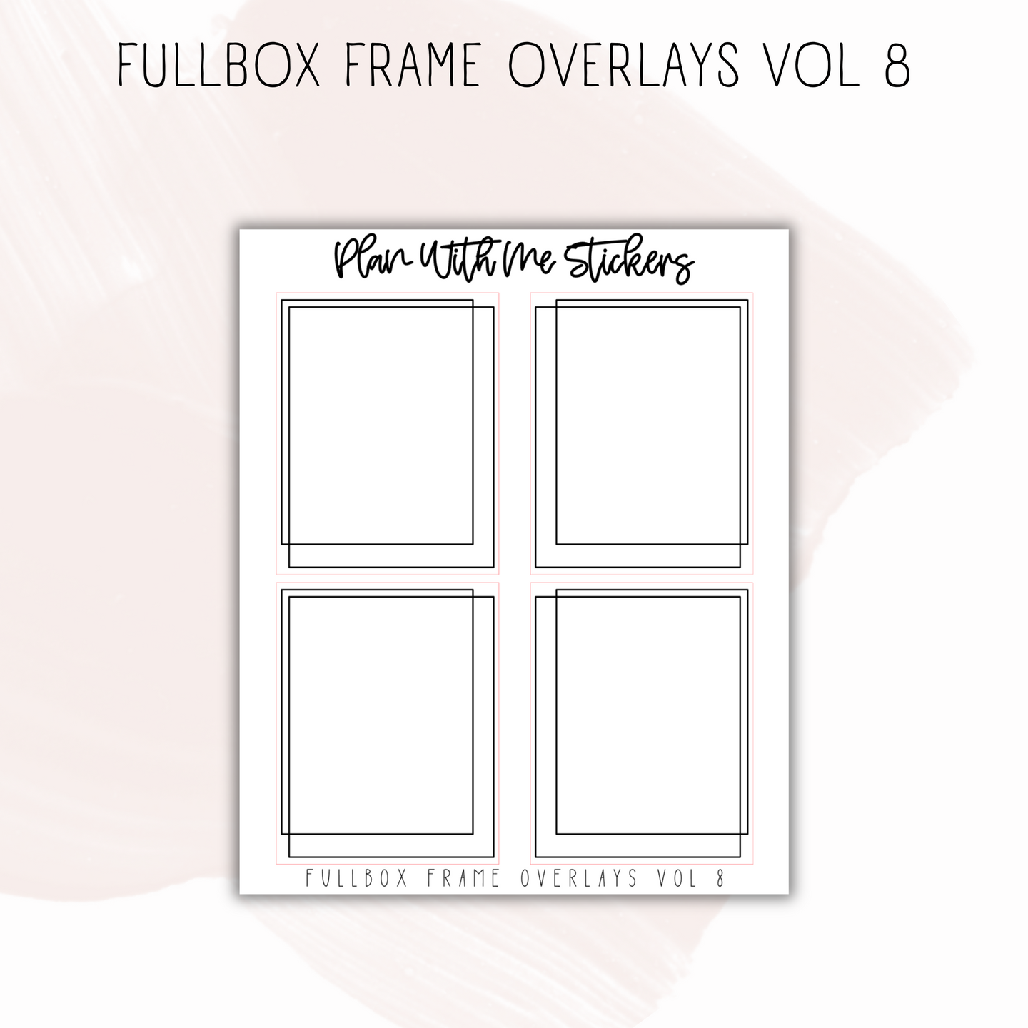 Fullbox Frame Overlays Vol 8