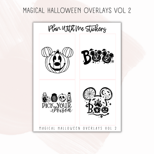 Magical Halloween Overlays Vol 2