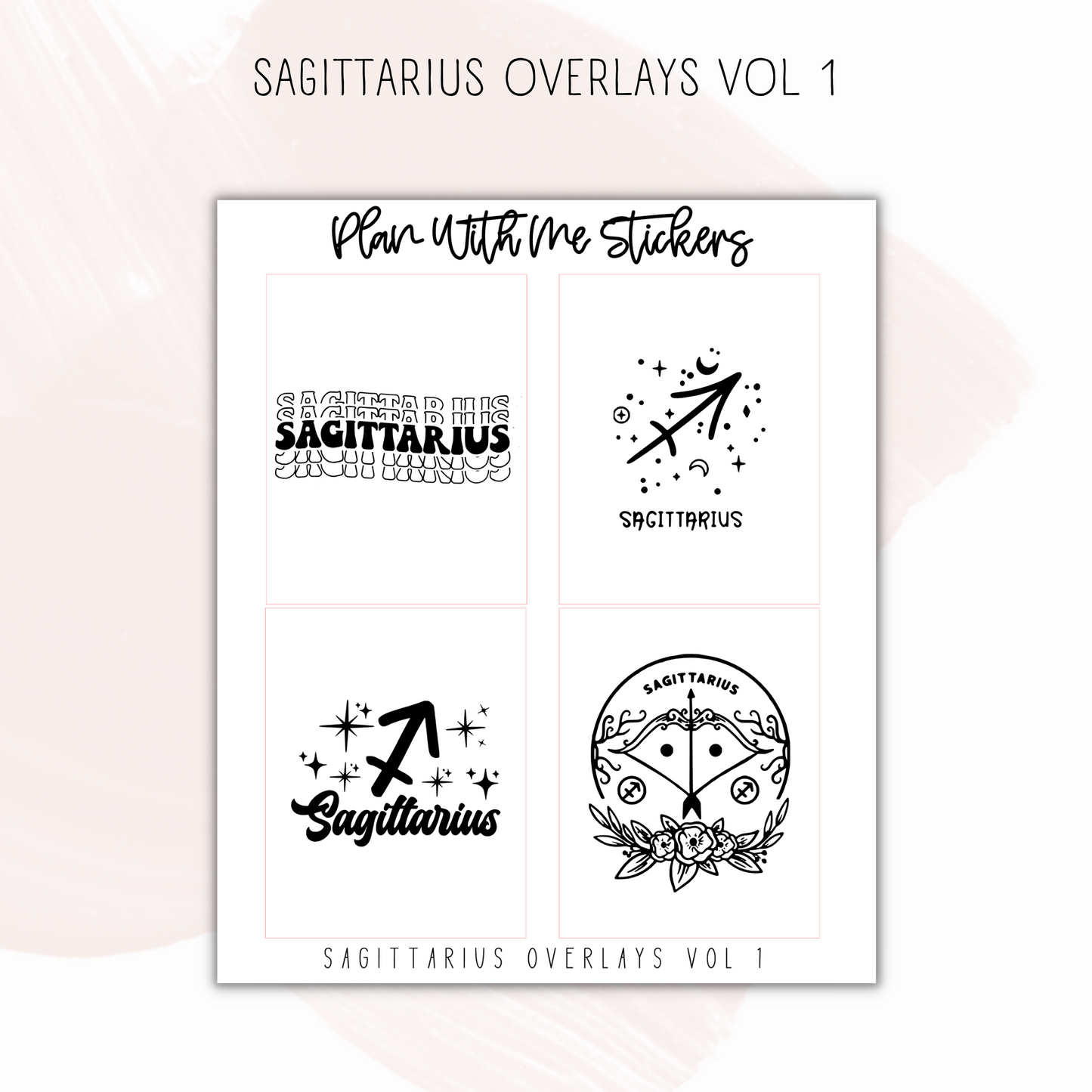 Sagittarius Overlays Vol 1