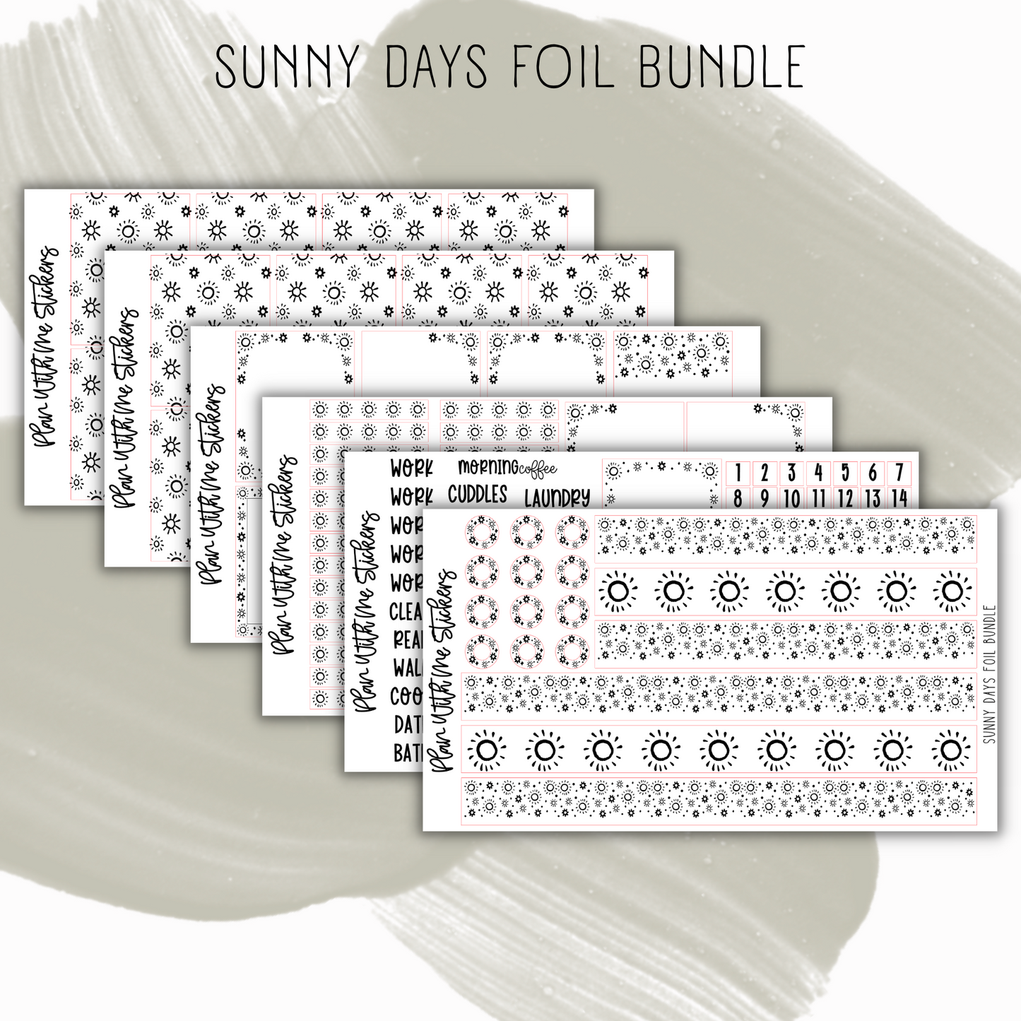 Sunny Days Foil Bundle