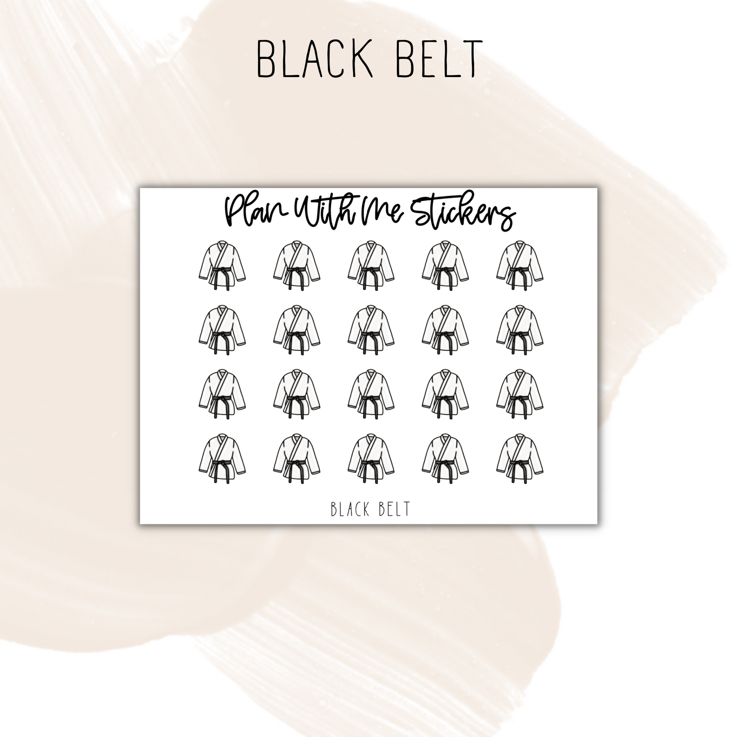Black Belt | Doodles