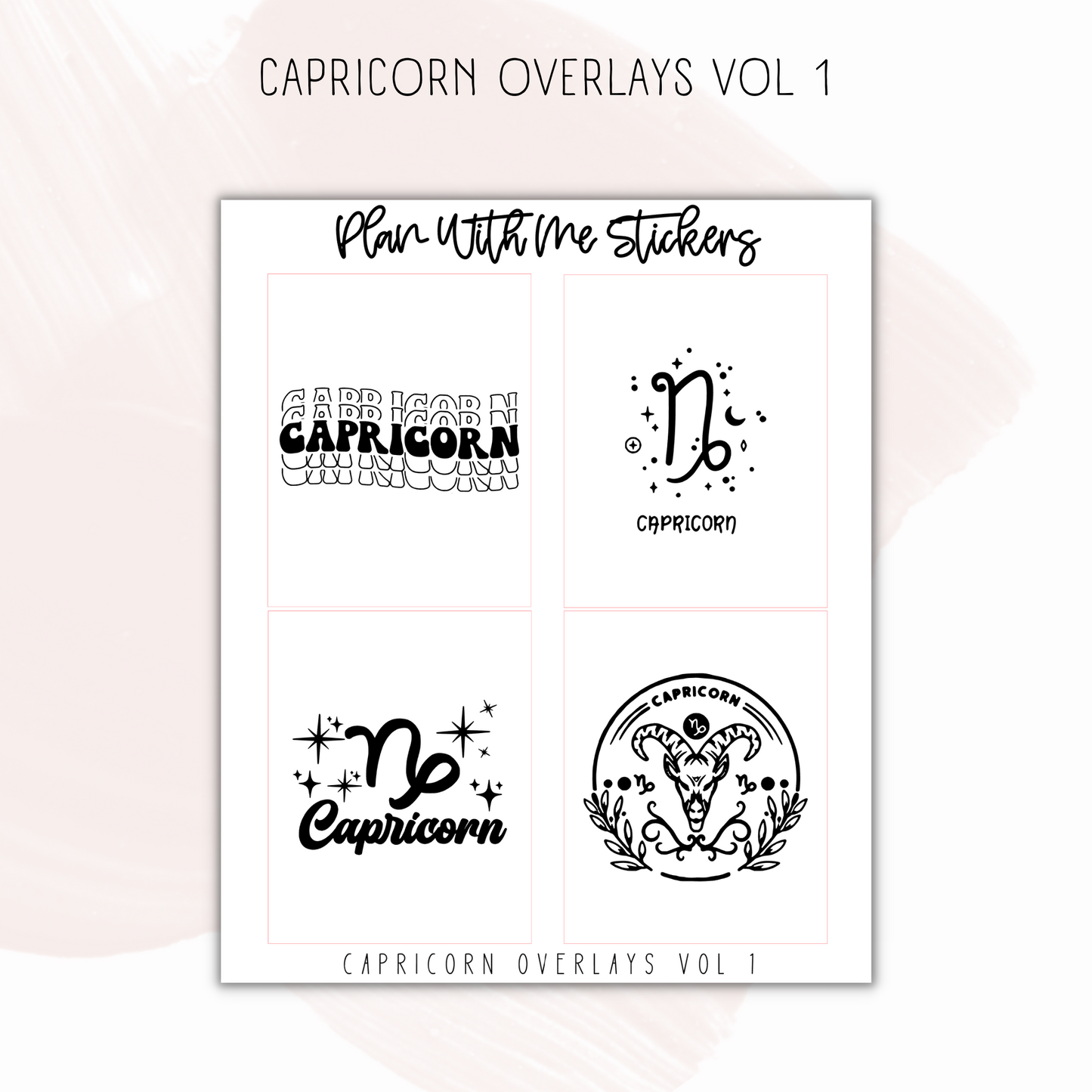 Capricorn Overlays Vol 1