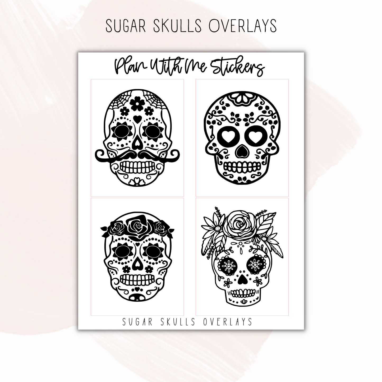 Sugar Skull Overlays