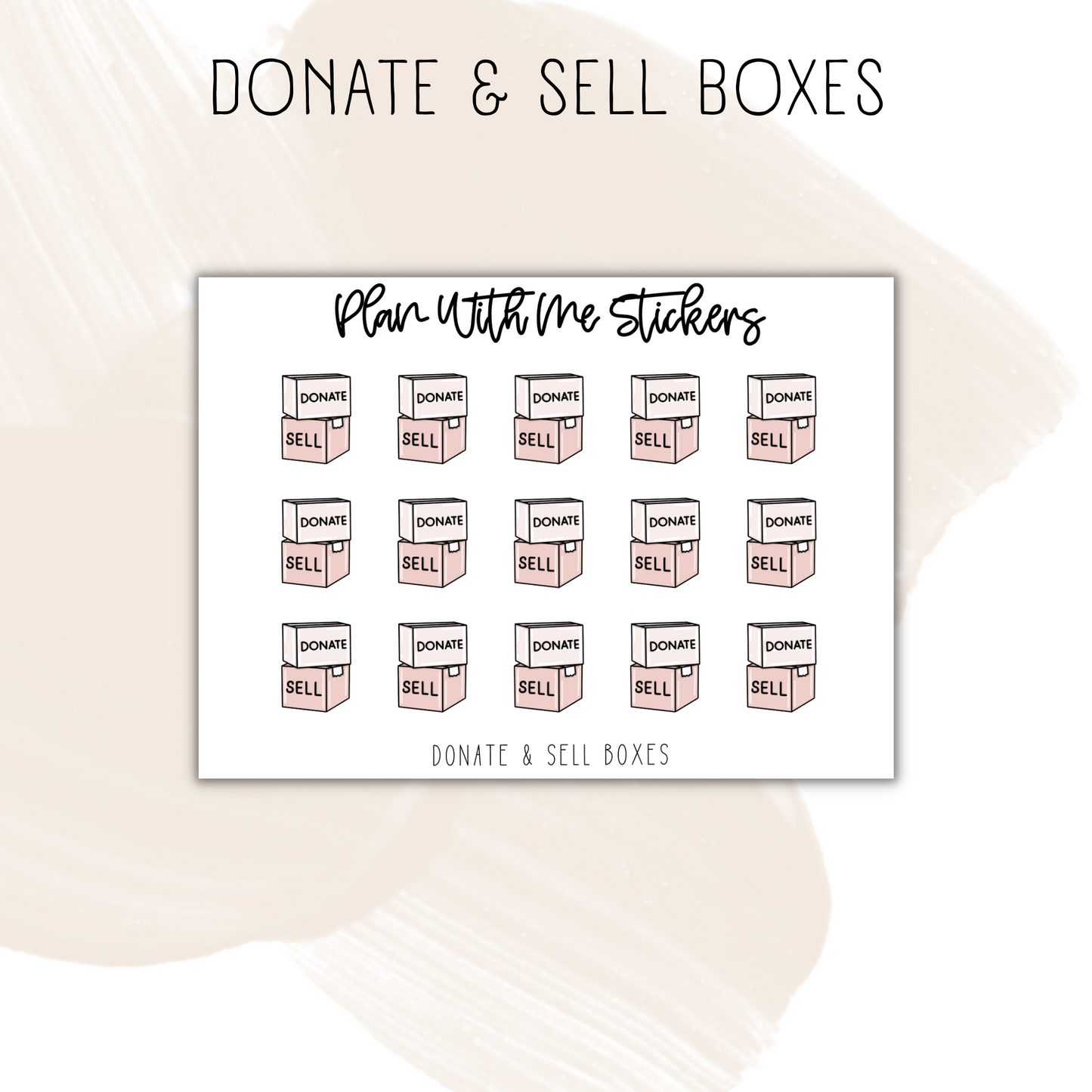 Donate & Sell Boxes | Doodles