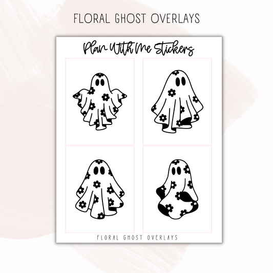 Floral Ghost Overlays
