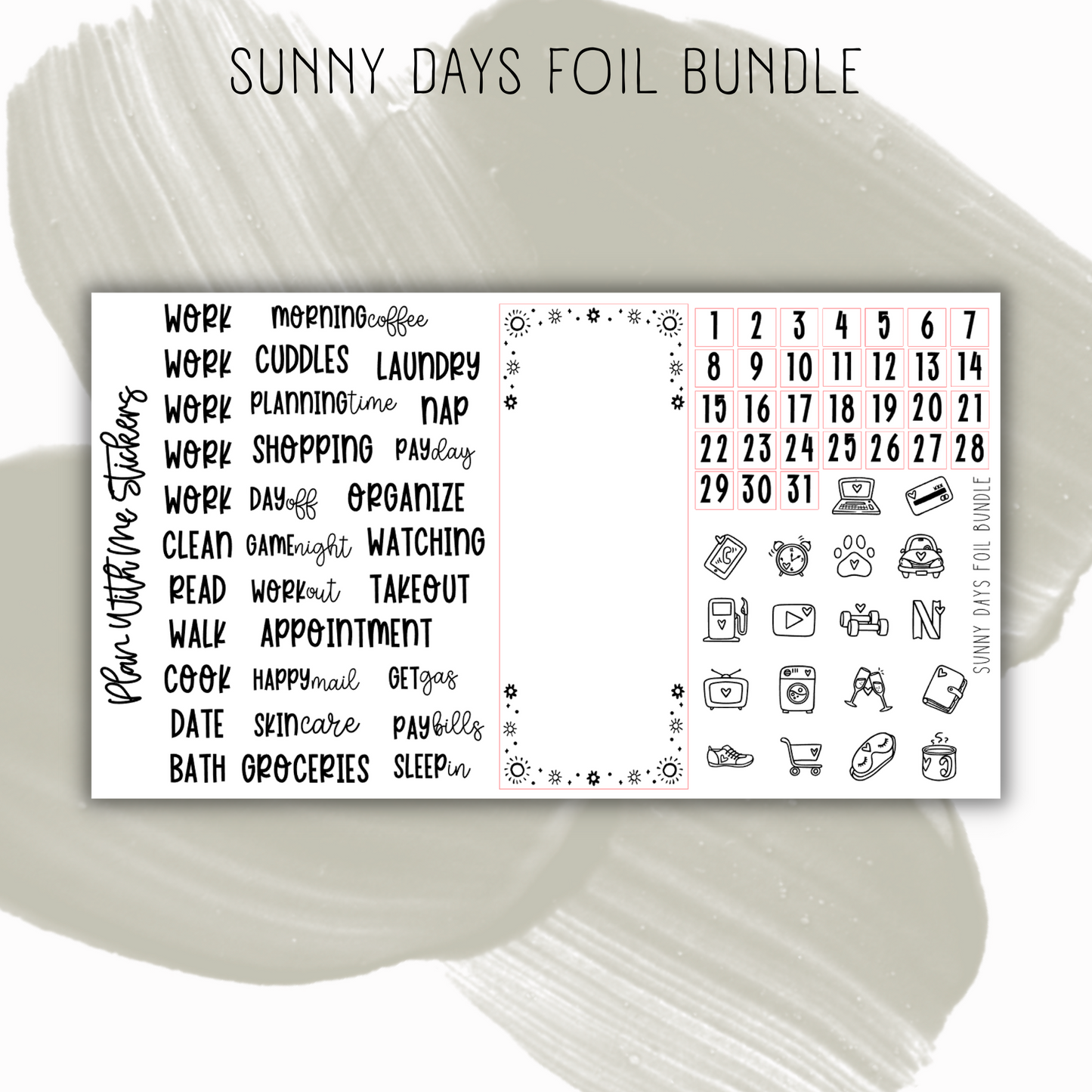 Sunny Days Foil Bundle