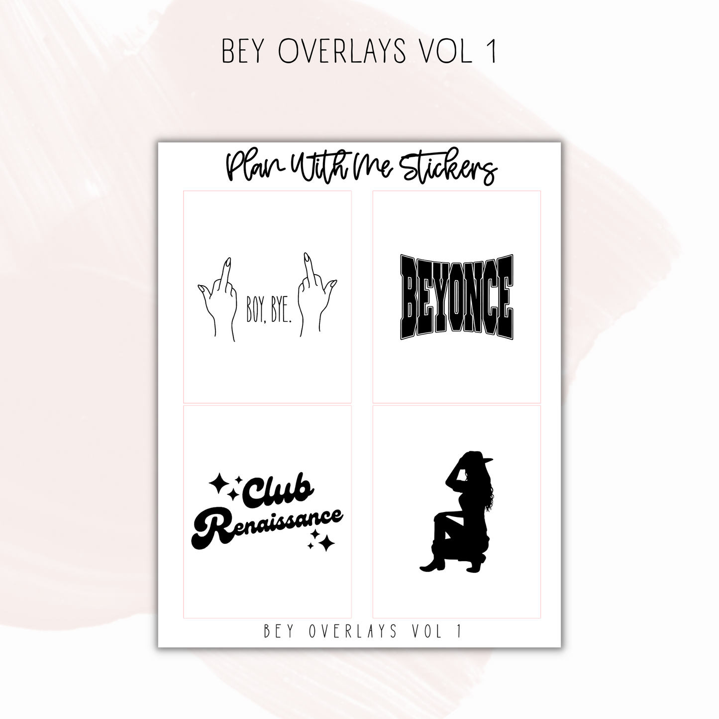Bey Overlays Vol 1