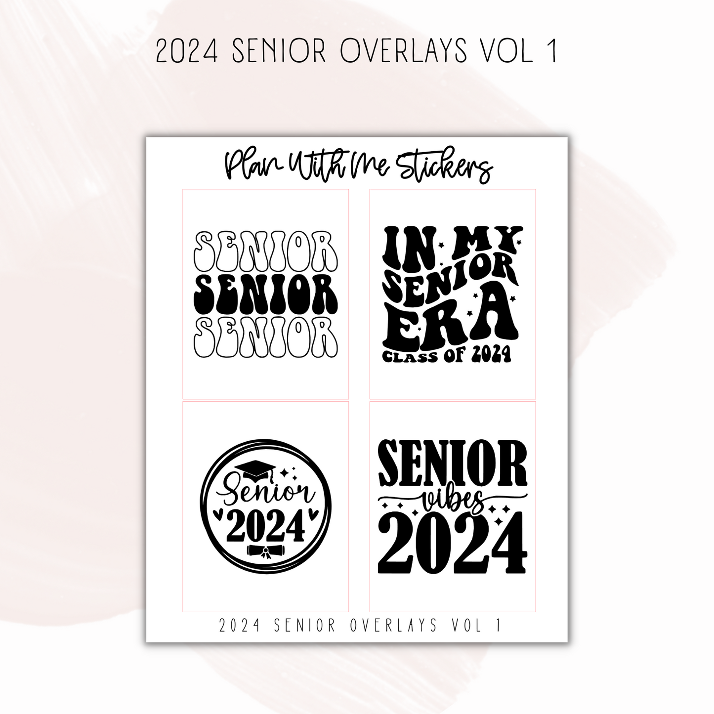 2024 Senior Overlays Vol 1