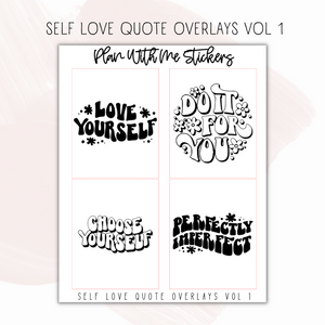 Self Love Overlays Vol 1