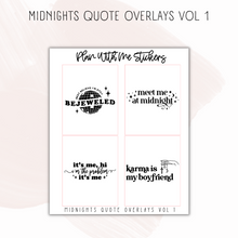 Load image into Gallery viewer, Midnight Quote Overlays Vol 1
