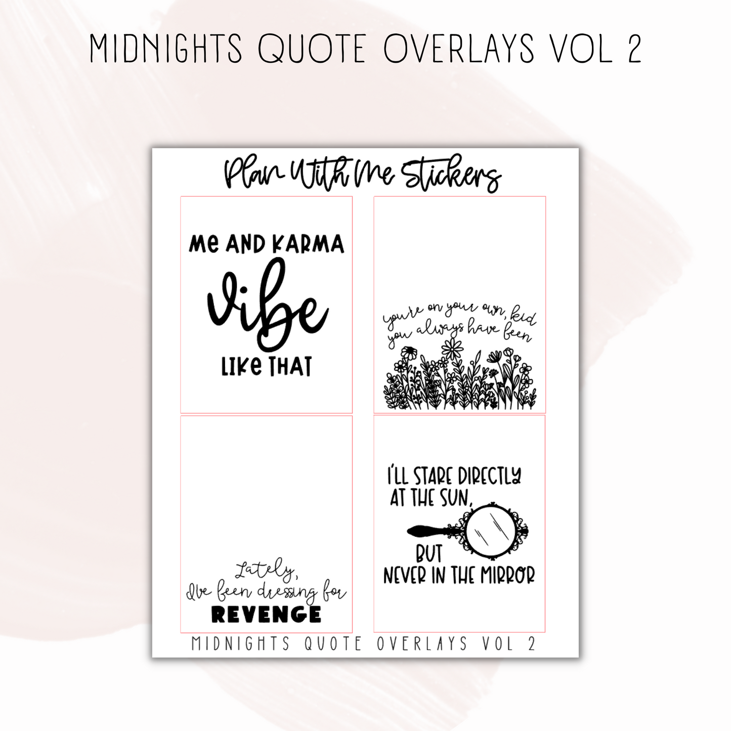 Midnights Quote Overlays Vol 2