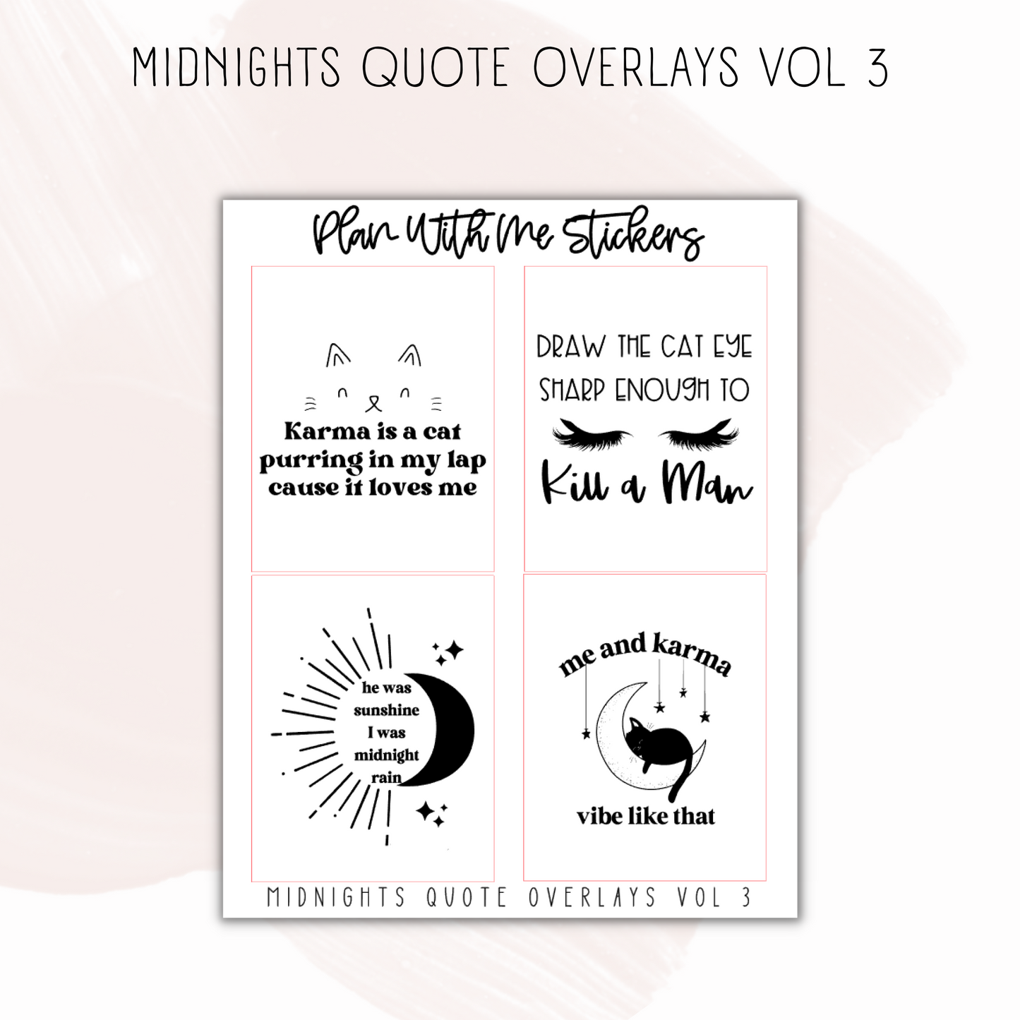 Midnights Quote Overlays Vol 3