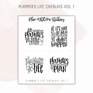 Planner's Life Overlays Vol 1