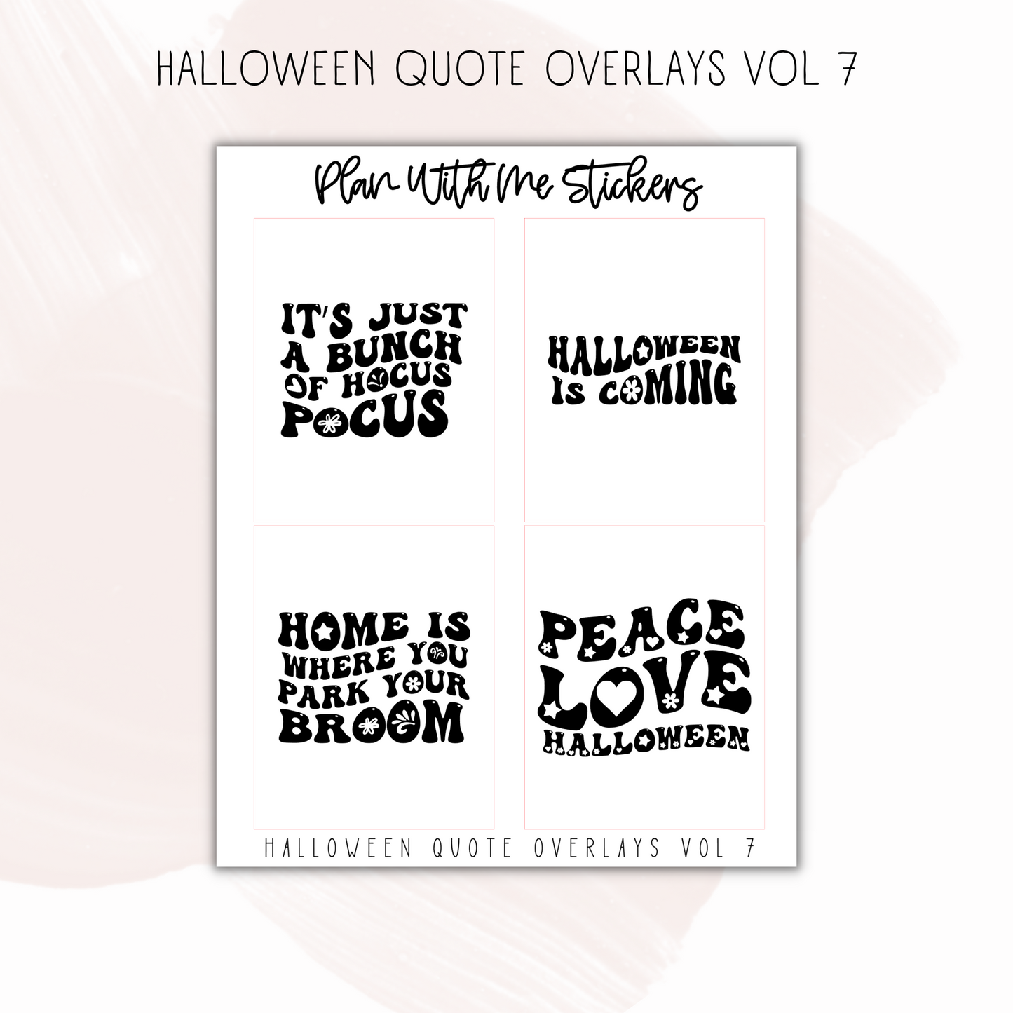 Halloween Quote Overlays Vol 7