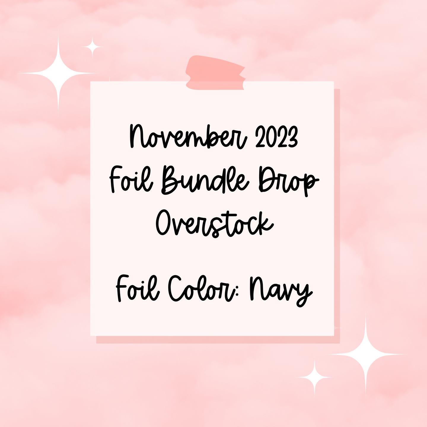 November 2023 Foil Bundle Drop Overstock