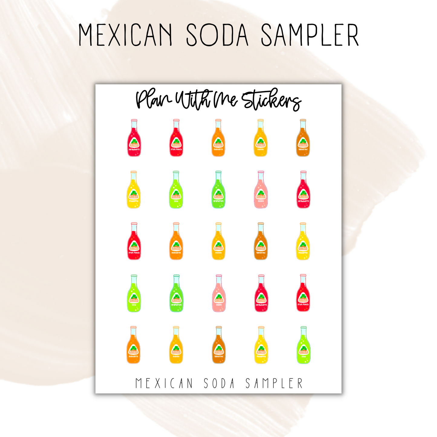 Mexican Soda Sampler | Doodles