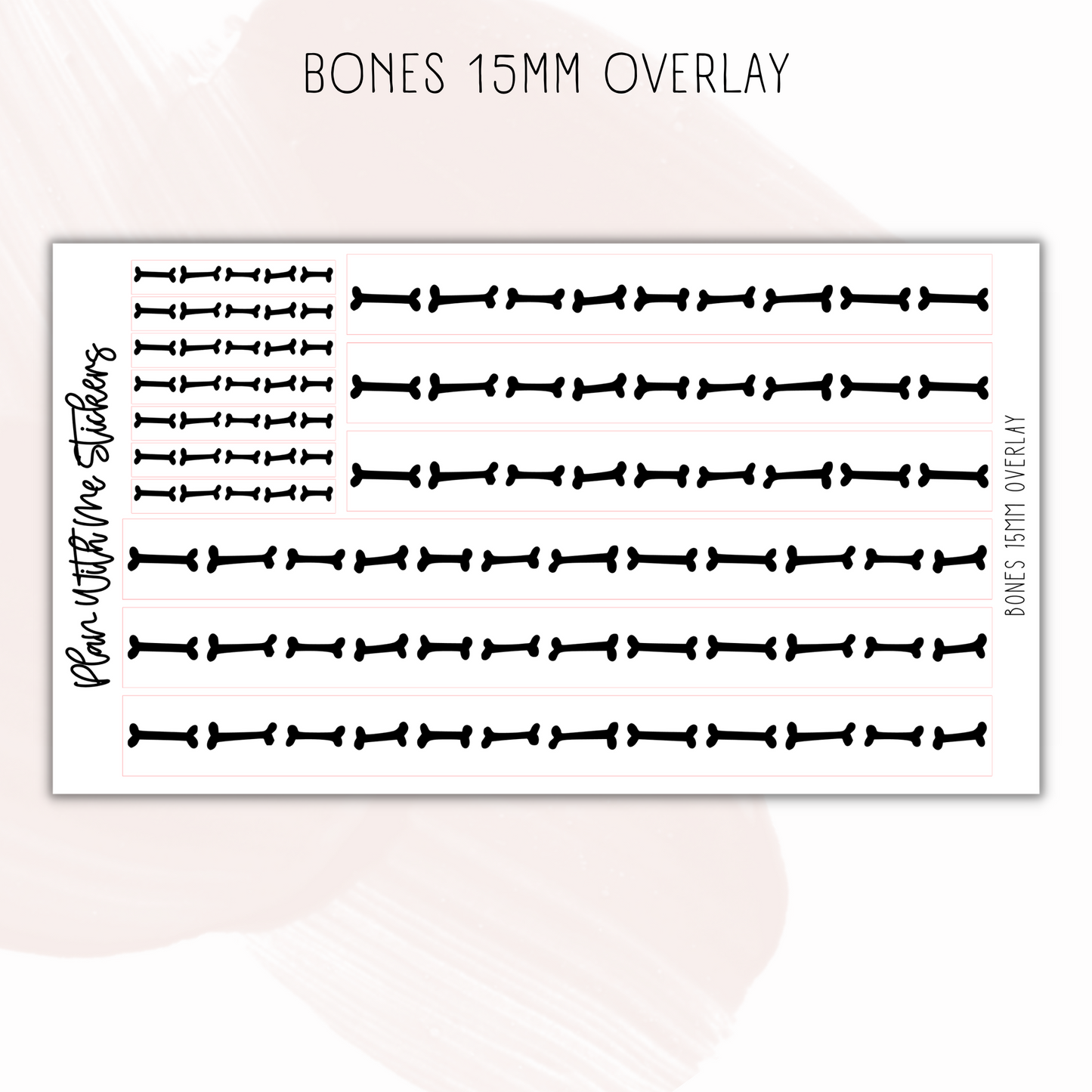 Bones 15mm Overlays