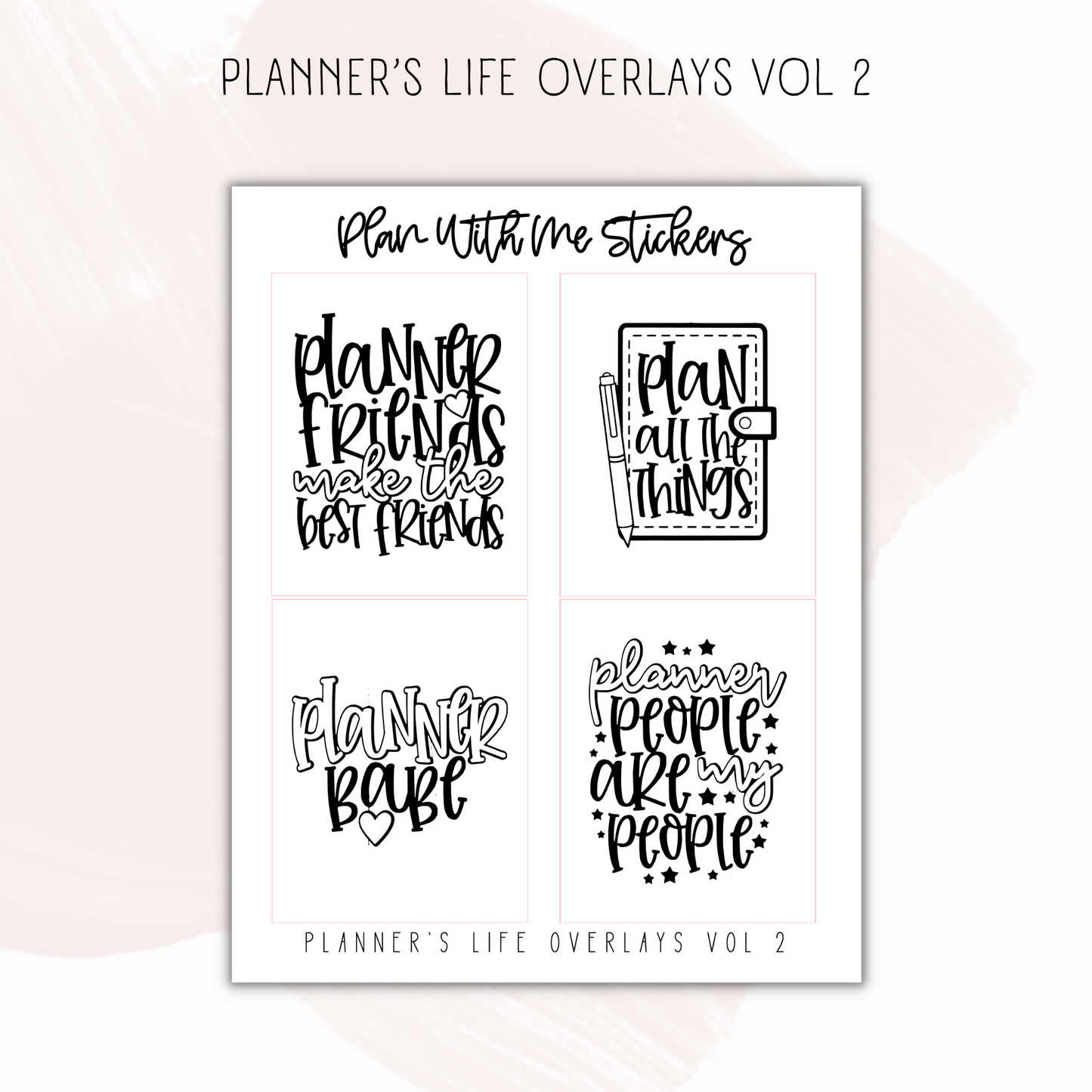 Planner's Life Overlays Vol 2