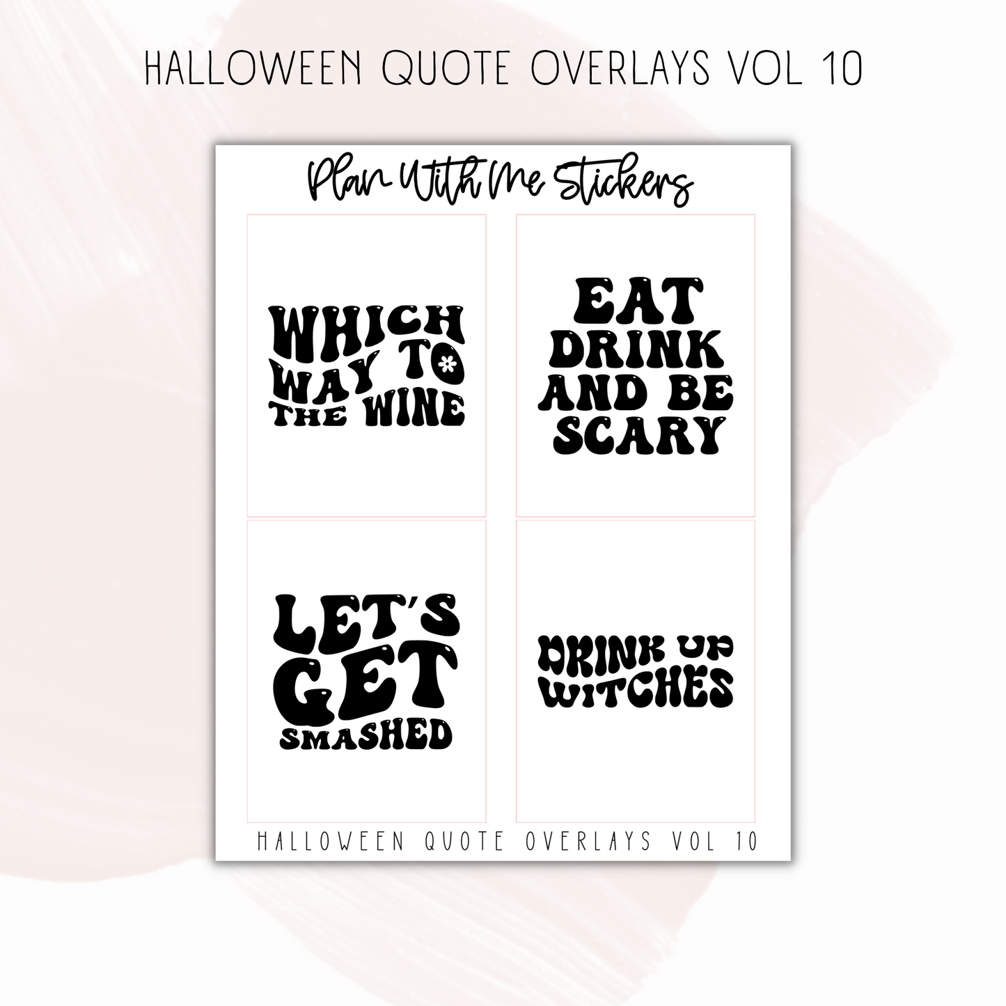 Halloween Quote Overlays Vol 10