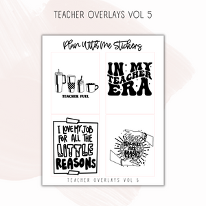 Teacher Overlays Vol 5