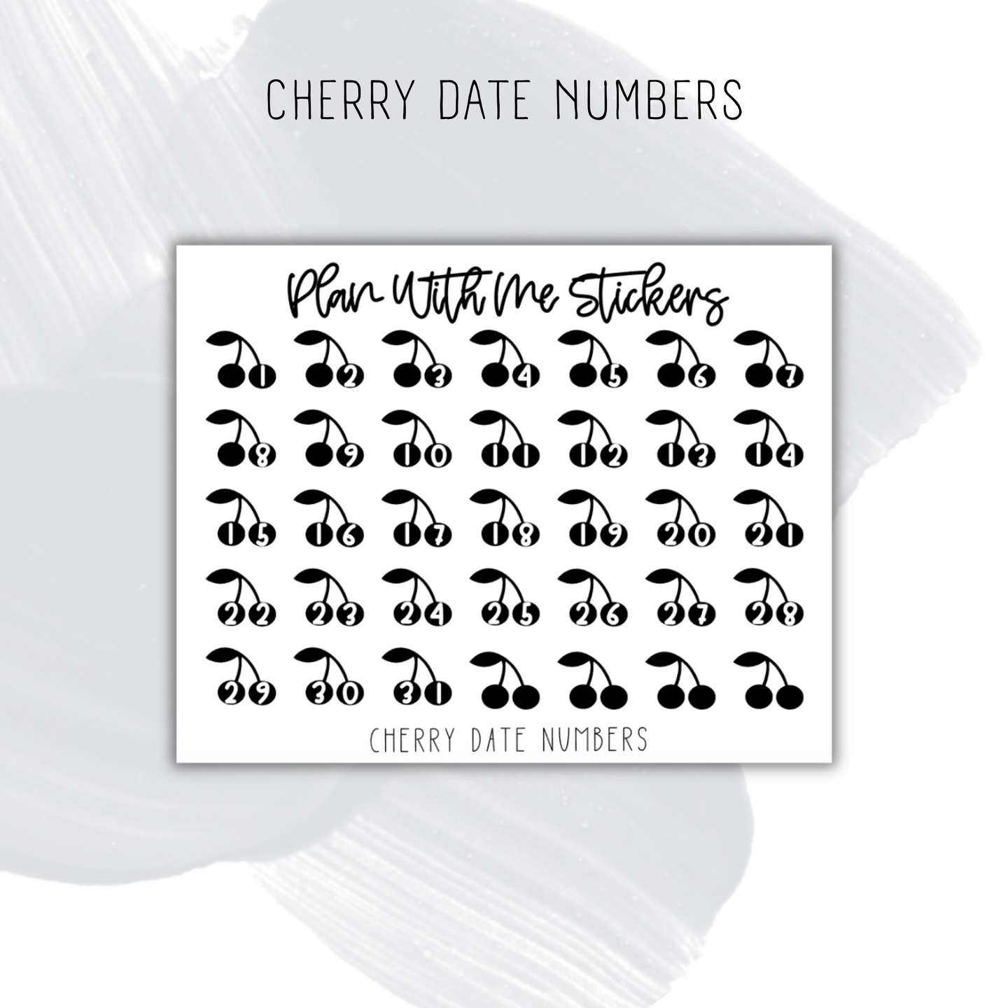 Cherry Date Numbers