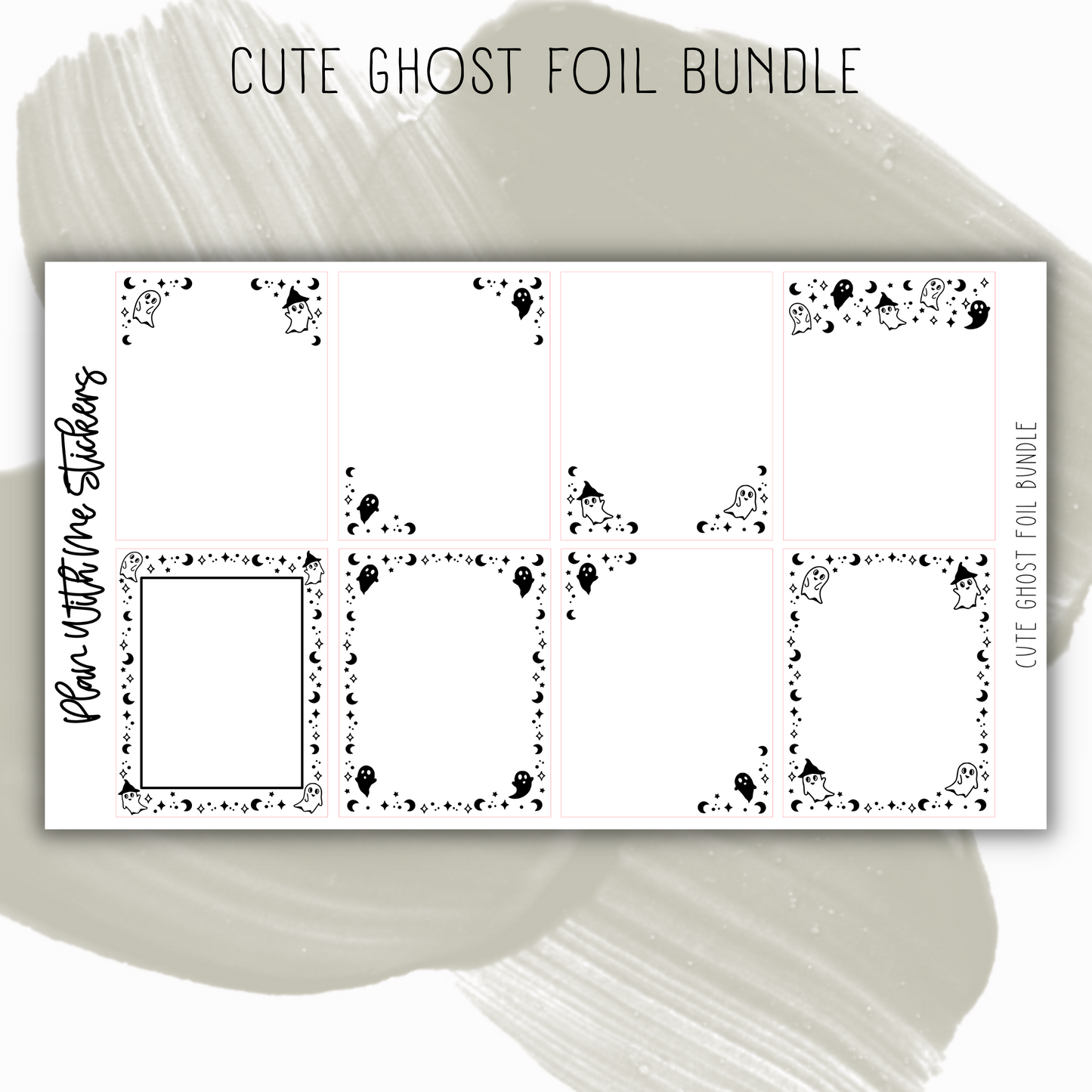 Cute Ghost Foil Bundle