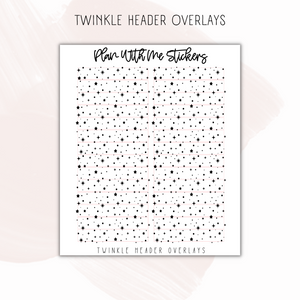 Twinkle Header Overlays