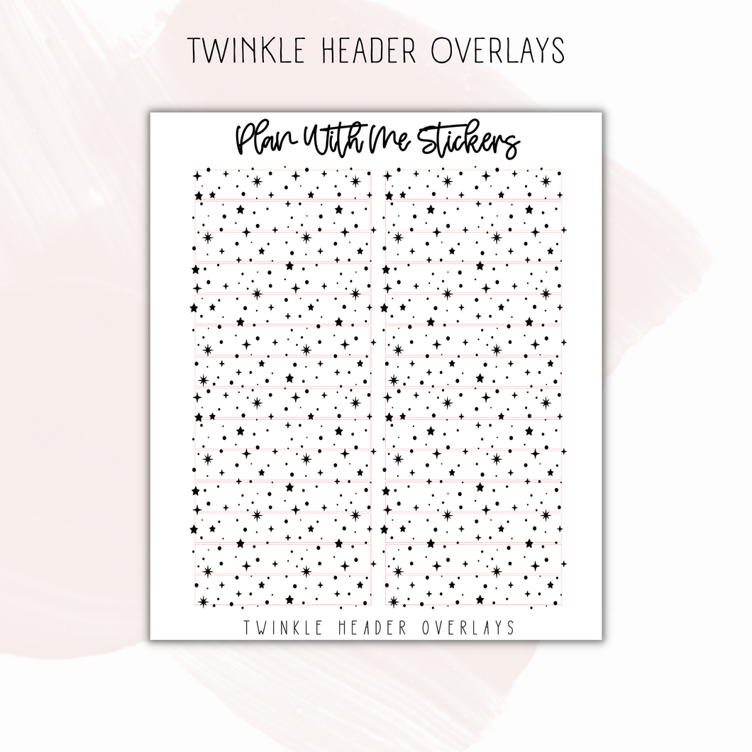 Twinkle Header Overlays