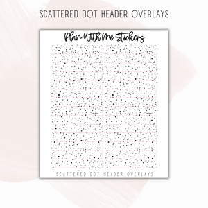 Scattered Dot Header Overlays