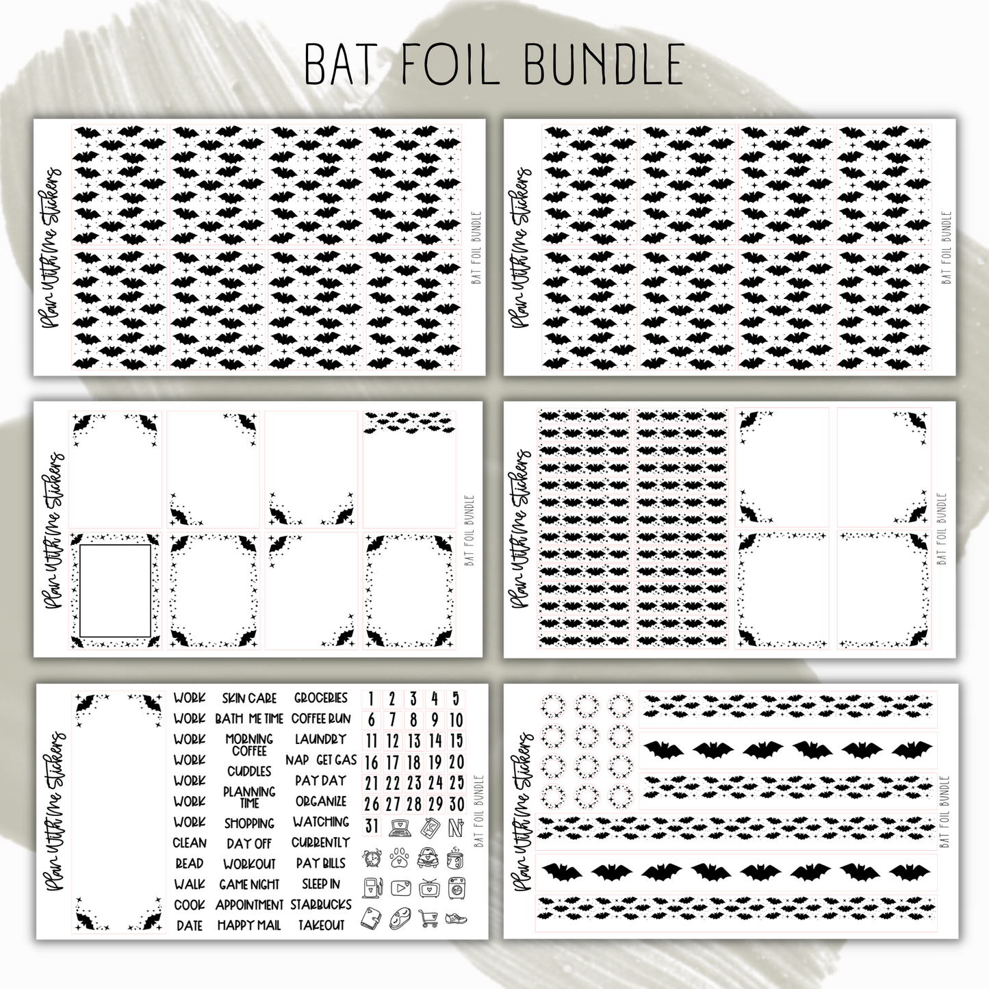 Bat Foil Bundle