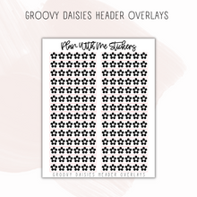 Load image into Gallery viewer, Groovy Daisies Header Overlays
