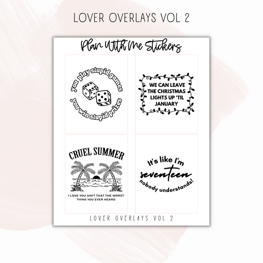 Lover Overlays Vol 2