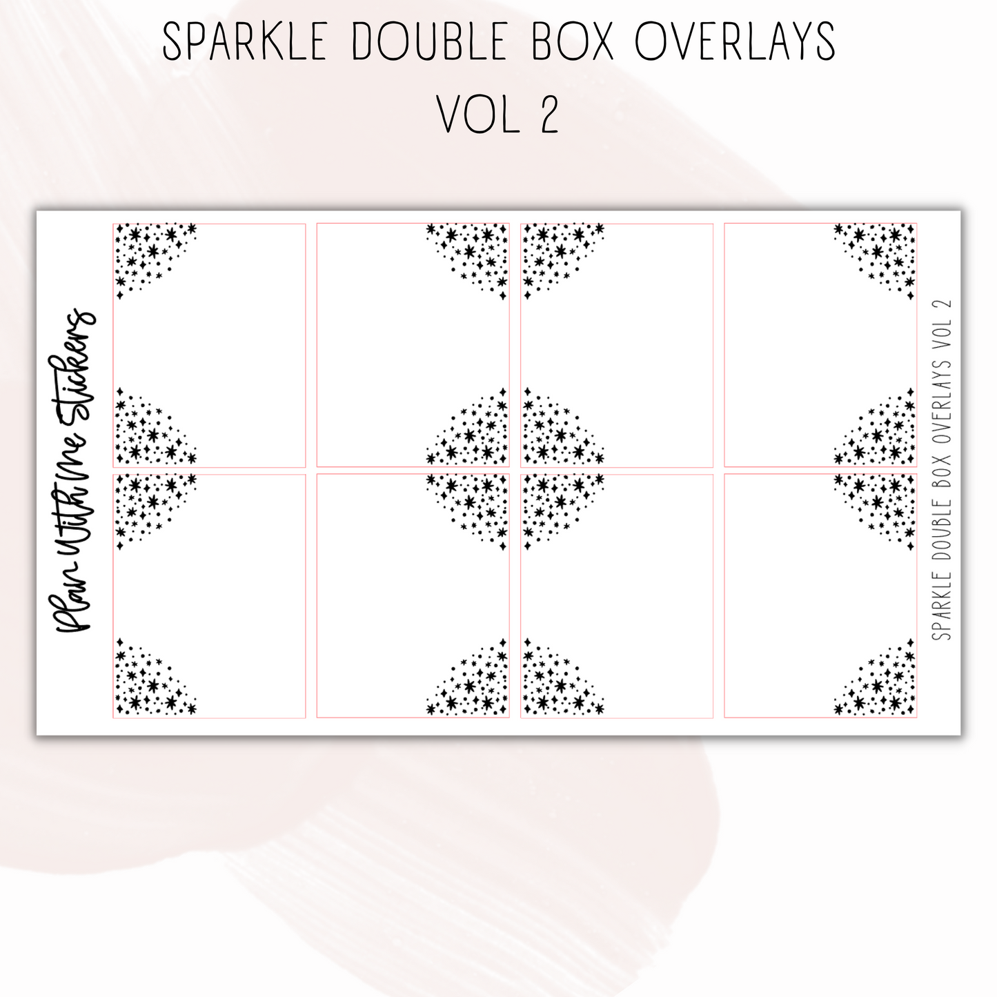 Sparkle Double Box Overlays Vol 2