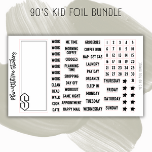 90's Kid Foil Bundle