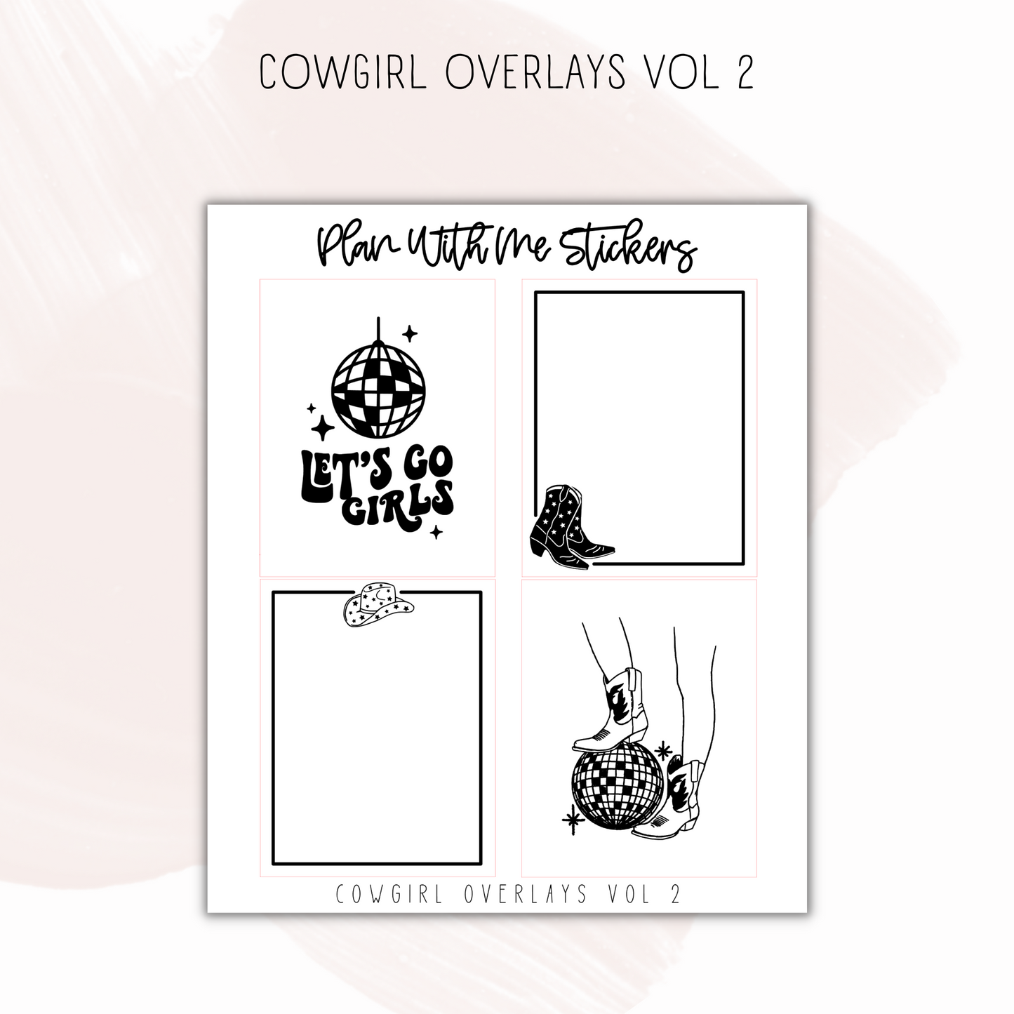 Cowgirl Overlays Vol 2