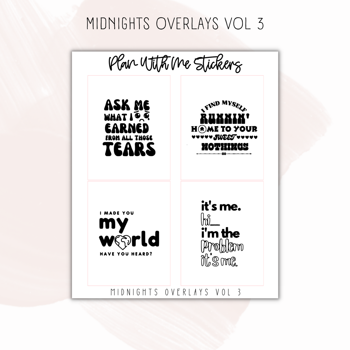 Midnights Overlays Vol 3