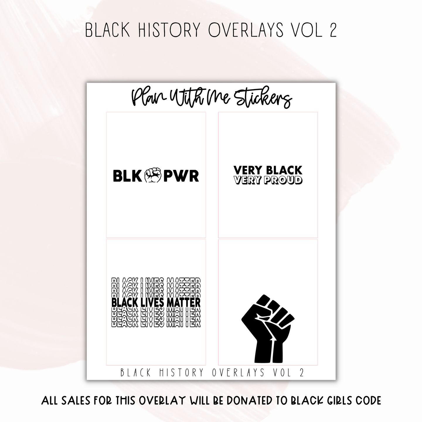 Black History Overlays Vol 2